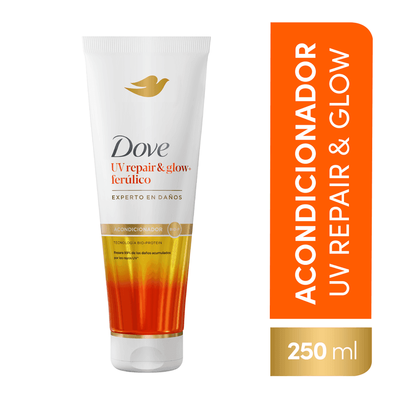 DOVE Acondicionador UV Repair & Glow x 250ml.