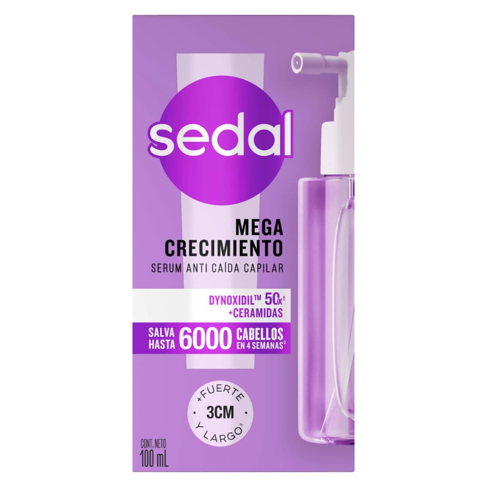 Sérum Anticaída Sedal Mega Crecimiento x 100 ml
