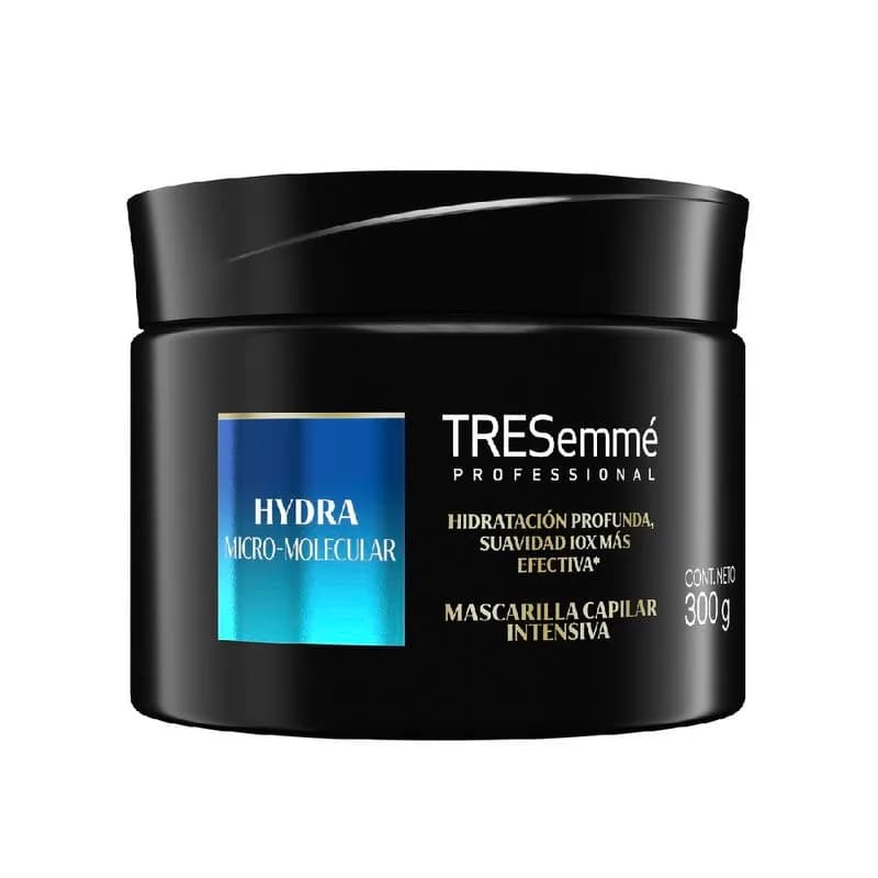 Máscara de Tratamiento Tresemme Hydra Micro-Molecular x 300 g