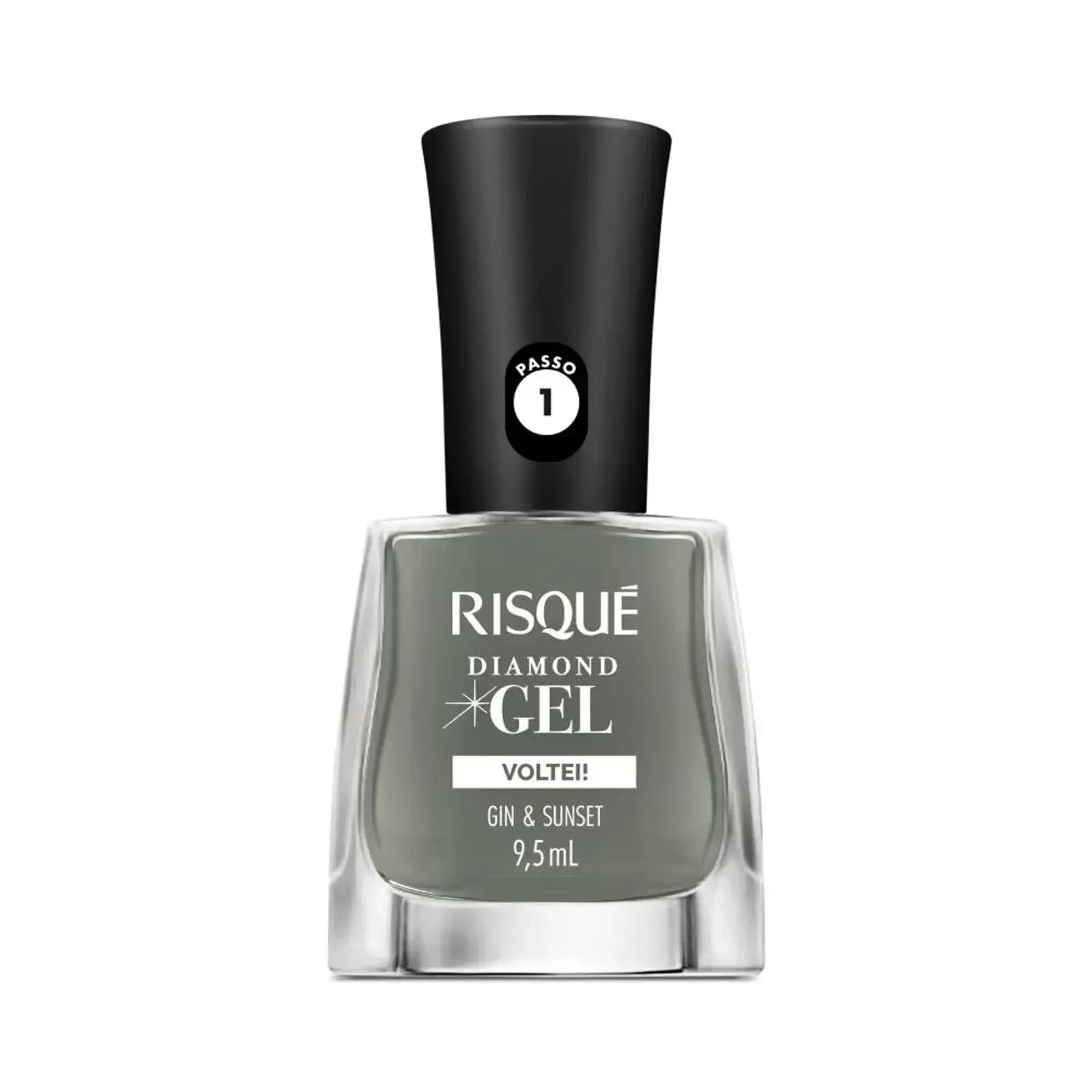RISQUE ESMALTE GIN & SUNSET LINEA GEL 9.5