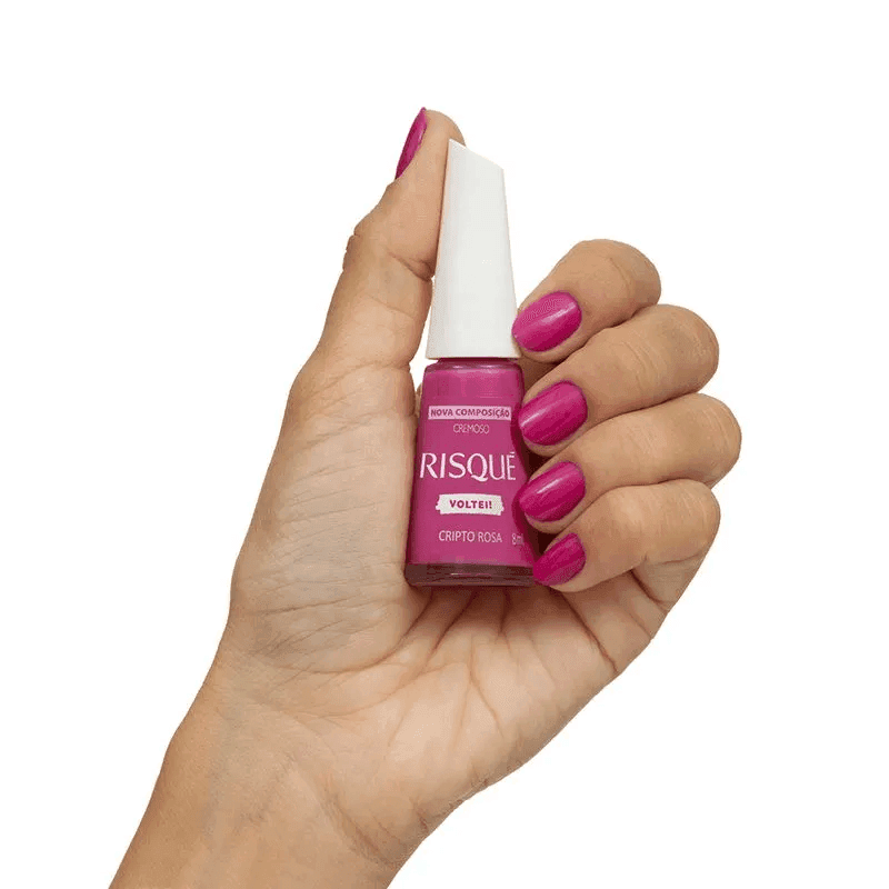 Esmalte De Uñas Cremoso Hipoalergénico Cripto Rosa