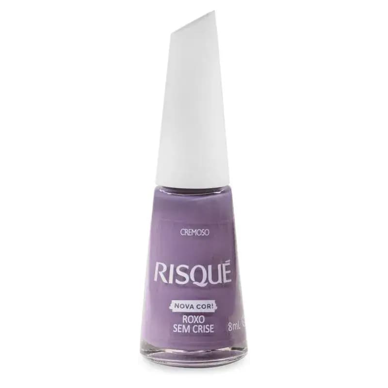 Risque Esmalte Cremoso Roxo Sem Crise x 8ml.