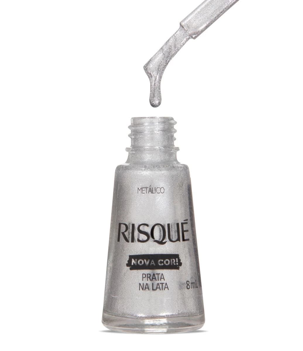 Esmalte Prata Na Lata
