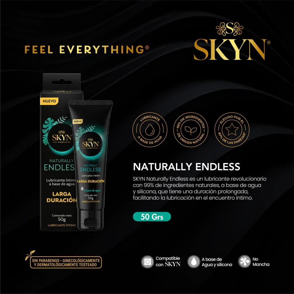 Skyn Gel Lubricante Naturally Endless x 50grs.