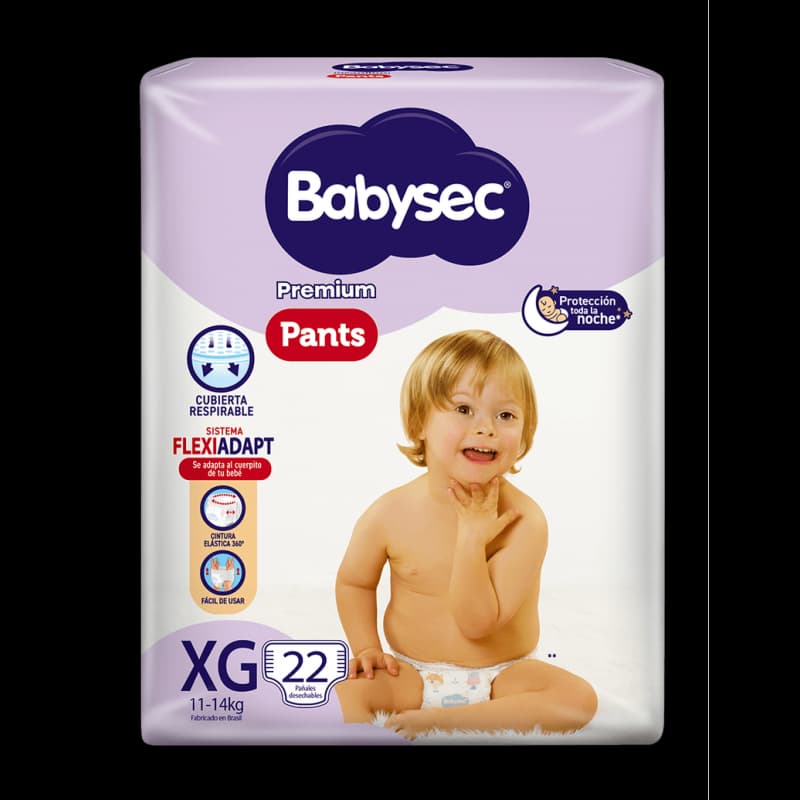 PAÑAL BABYSEC PREMIUM PANTS X 22U XG