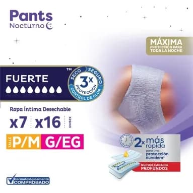 TENA Ropa interior Pants Nocturno G/XG x 7 uni.