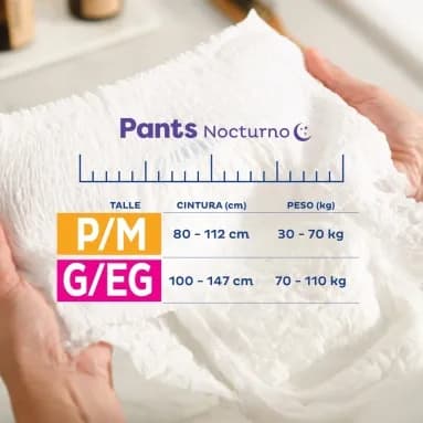 TENA Ropa interior Pants Nocturno G/XG x 7 uni.
