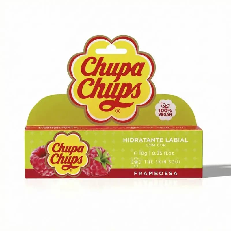 CHUPA CHUPS Bálsamo Labial Frambuesa x 10grs.