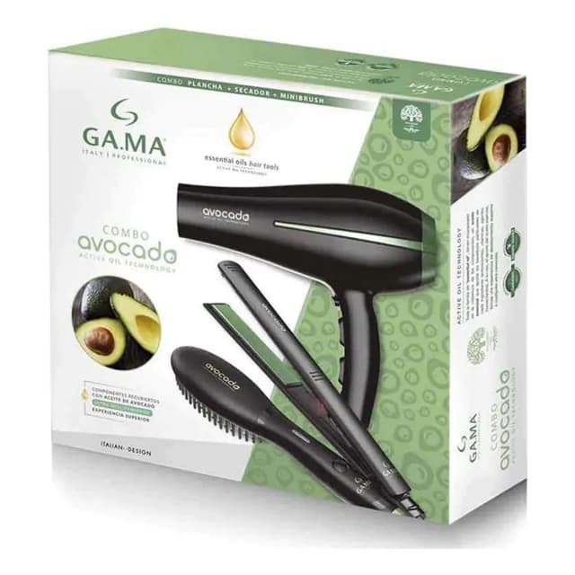 Set Secador Bora + Alisador Elegance + Cepillo Avocado