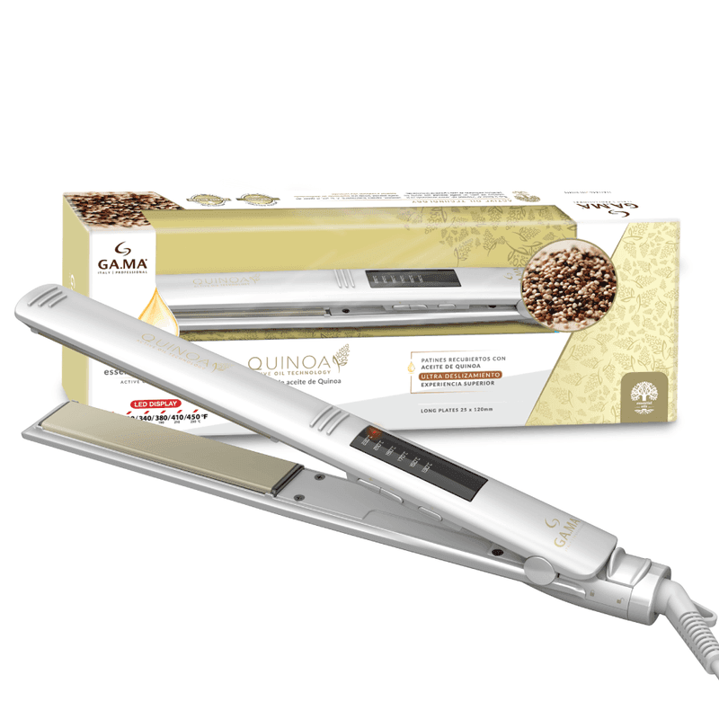Gama Italy Planchita Led Elegance Quinoa - Repara El Cabello