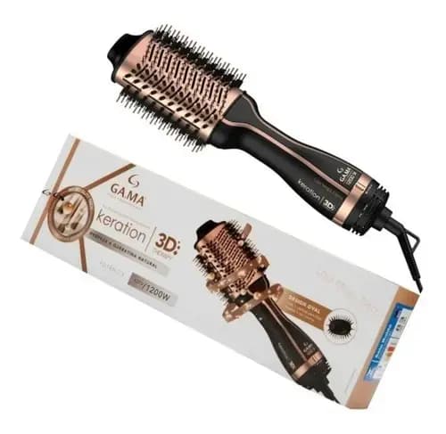 GAMA Cepillo Secador Eléctrico Stylish Keration 3d.