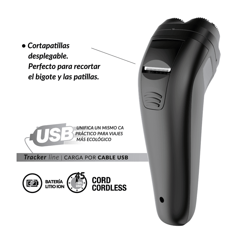 Italy Afeitadora Italy Sh 700 Tracker Usb