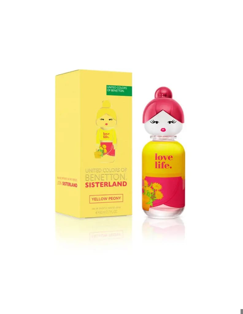 Benetton Sisterland EDT Yellow Peony x80ml