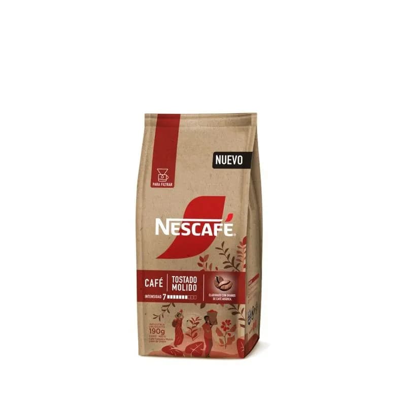 Café Tostado Molido Puro x 190grs.