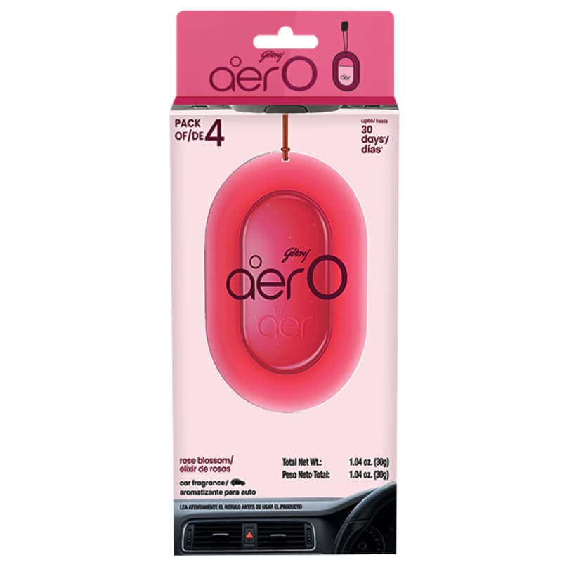Power Pocket Rose Blosom Para Auto 7.5gr X4 Uni